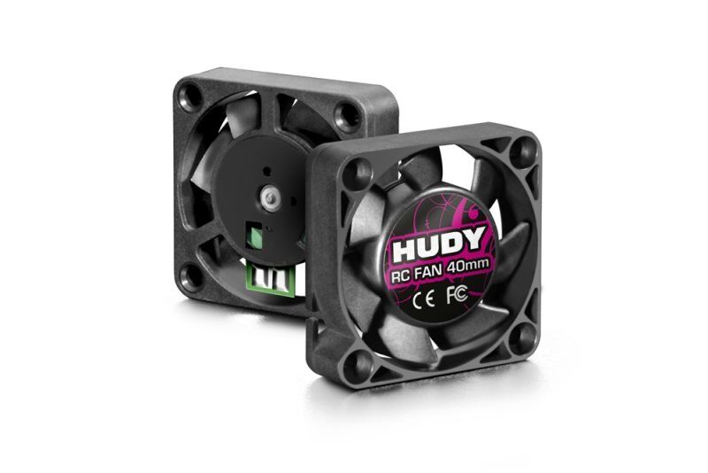 HUDY Brushless RC Lüfter 40mm mit externen Lötfahnen / HUD293111