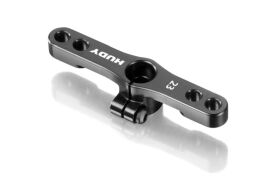 HUDY ALU CLAMP THROTTLE SERVO HORN KO PROPO, SANWA 2-HOLE...