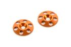 HUDY Alu Heckspoiler Scheiben Orange (2) / HUD293561-O
