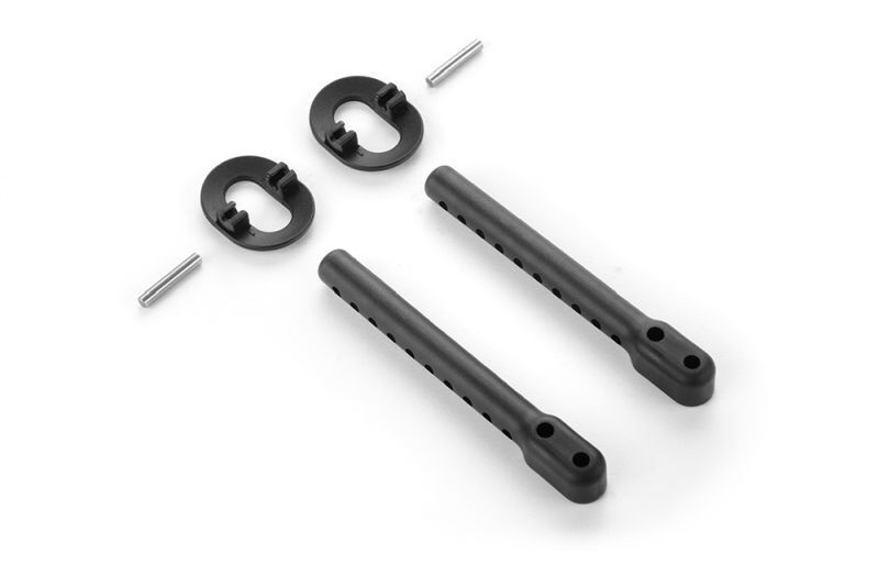 XRAY Karosseriebefestigungsset 6mm, hinten einstellbar / XRA301337