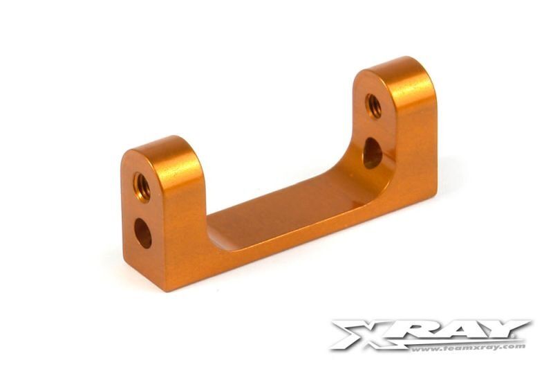 XRAY T4 Differenzialträgerhalter hinten Alu Orange / XRA302050-O