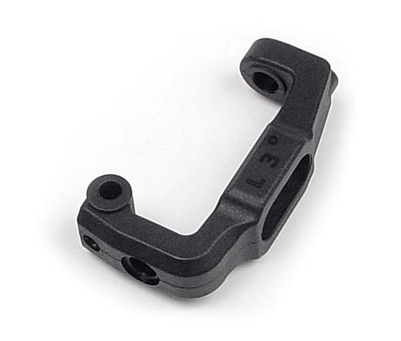 XRAY Achsschenkel C-HUB Nachlauf 3° (weich), vorne li / XRA302283