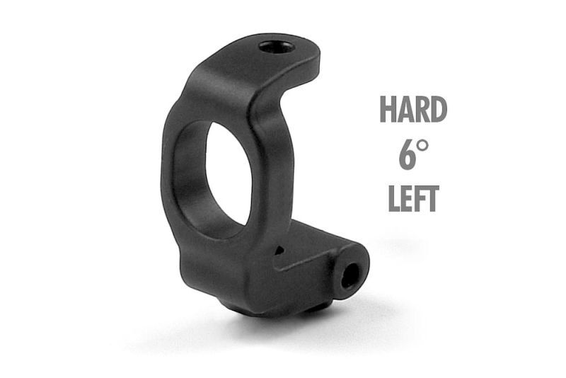 XRAY Achsschenkel C-HUB Nachlauf 6° (hart), links (ECS) / XRA302376