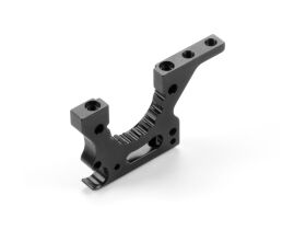 XRAY X424 ALU LOWER BULKHEAD FRONT LEFT 7075 T6 / XRA302777