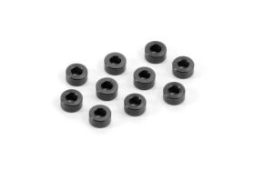 XRAY Alu Schimscheiben 3 x 6 x 3.0mm schwarz (10) /...