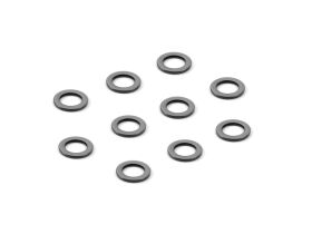 XRAY ALU SHIM 3x5x0.5MM BLACK (10) / XRA303142-K