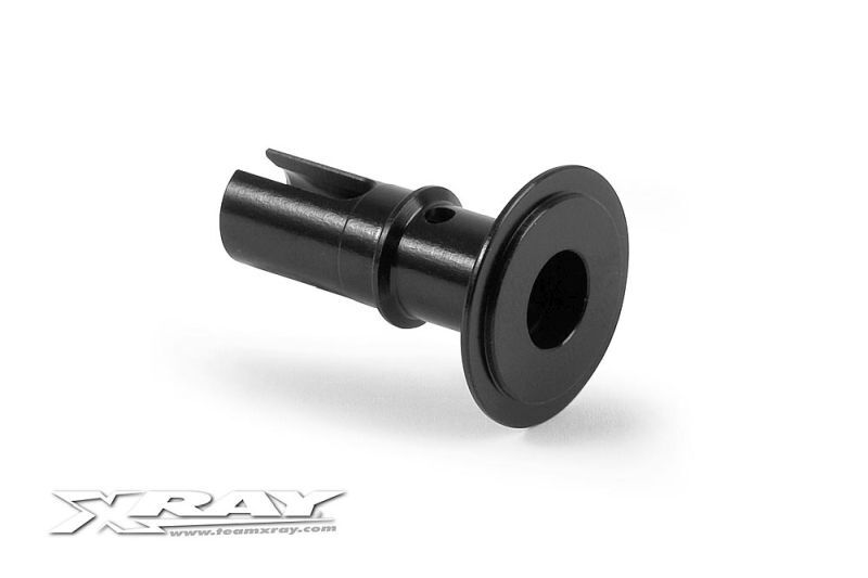 XRAY Differenzialradachse (lang), 7075 T6, Alu schwarz / XRA305012-K