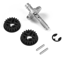 XRAY Mittelwelle, Set, solides Alu / XRA305503