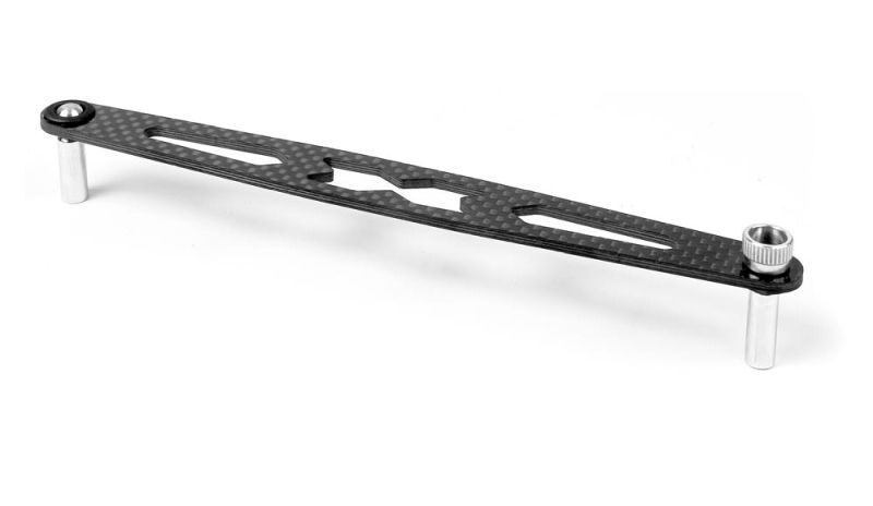 XRAY Akkubefestigungsbrücke für 6 Zellen, Kohlefaser / XRA306163