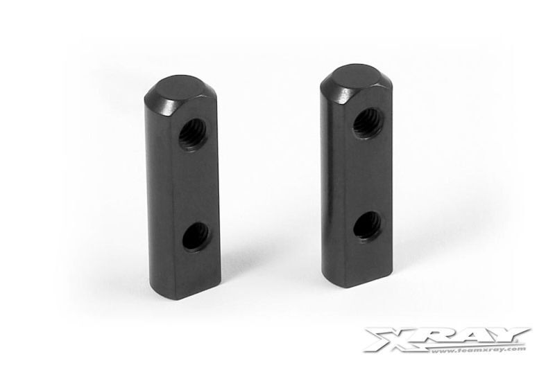 XRAY Servobefestigung, Alu schwarz (2) / XRA306200-K