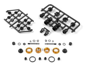 XRAY Dämpferset (4fach verstellbar) kurz Orange /...