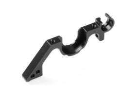 XRAY ALU LOWER BULKHEAD REAR RIGHT BLACK SWISS 7075 T6 /...