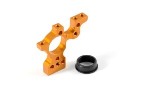 XRAY Alu 2-Gang Halter / Bulkhead ORANGE / XRA334021