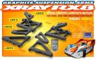 XRAY Querlenker vorne unten für Stabilisator Kohlefaser / XRA342115