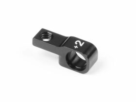 XRAY ALU LOWER FRONT SUSPENSION HOLDER +2MM (1) BLACK...