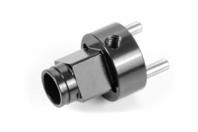 XRAY Bremsscheibenadapter schwarz SWISS 7075 T6 / XRA344142