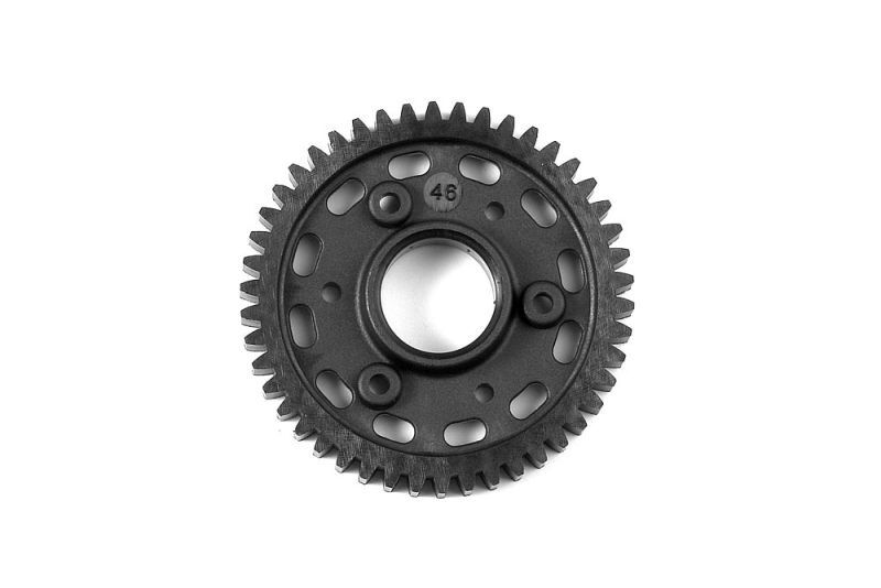 XRAY 2-Gang Zahnrad 46 Zähne 2.Gang, Kohlefaser / XRA345646