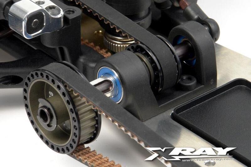 XRAY Alu Riemenrad vorne seitlich 28 Zähne / XRA345988