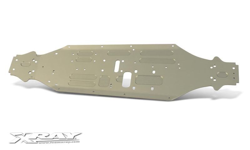 XRAY XT8 Chassis 3mm, Swiss 7075 T6 Alu (CNC-gefräst un / XRA351121