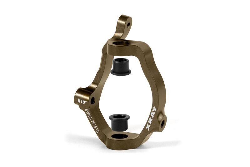 XRAY Achsschenkel C-HUB, rechts Alu 10° / XRA352216