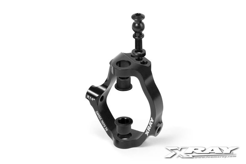 XRAY Achsschenkel 14 Grad, 3 Rollcenter rechts Alu / XRA352274