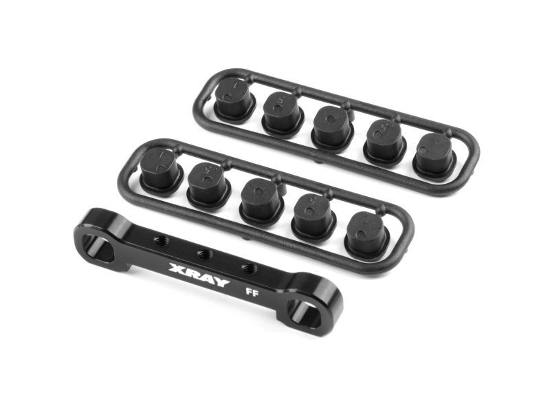 XRAY GT´23 vordere Alu Aufhängungshalterung F Square Adj. Roll-C. / XRA352327