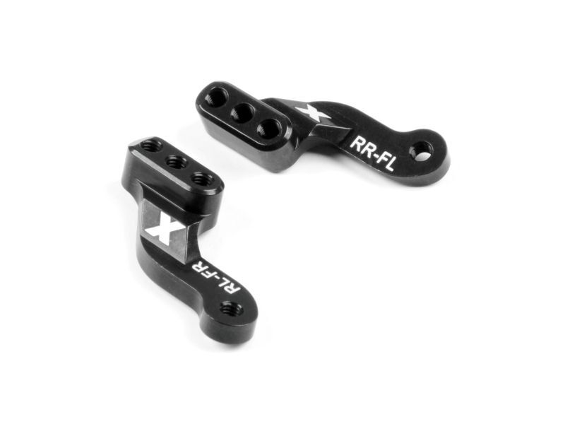 XRAY GT Alu Dämpfer Platte SWISS 7075 T6 (L+R) / XRA352392