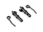 XRAY Alu Bremsexcenter Halter und Pfosten (2+2) hart beschichtet / XRA354063