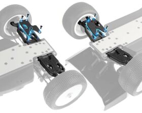 XRAY Kohlefaserplatte 1,6mm Querlenker hinten unten (L+R)...