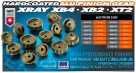 XRAY Alu Motorritzel gehärtet 32 Zähne 48dp /...