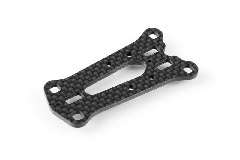 XRAY X1´17 Montageplatte 2.5mm Kohlefaser mit Stabiaufnahme / XRA371064