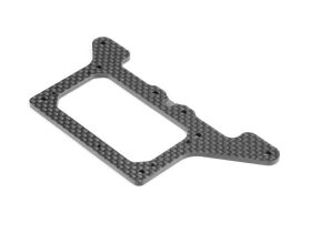 XRAY X124 GRAPHITE REAR POD LOWER PLATE 2.5MM / XRA371165