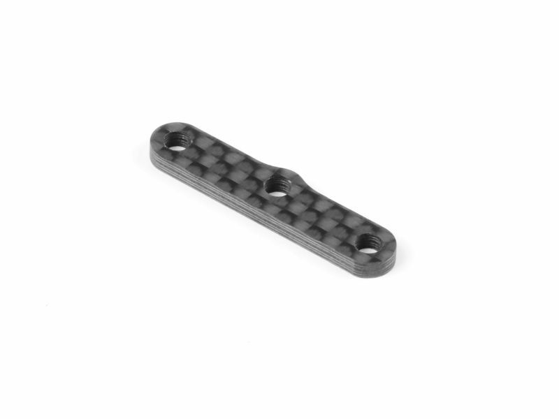 XRAY X123 GRAPHITE FRONT ARM BRACE 2.2MM / XRA372092
