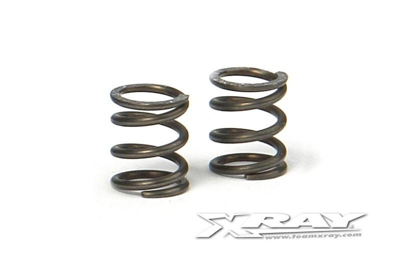 XRAY Federn vorne 3.6x6x0.5mm, C=6.0 Grau (2) / XRA372183