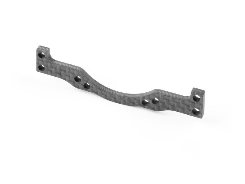 XRAY X124 GRAPHITE REAR BULKHEAD BRACE 2.5MM / XRA373054