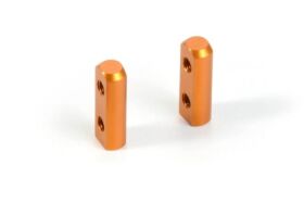 XRAY X10 ALU Servobefestigung (2) Orange / XRA376255-O