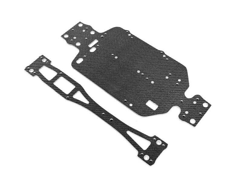 XRAY MICRO-Truck Umrüstsatz (Schwarz), Kohlefaser / XRA381173