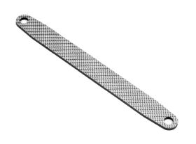 XRAY Akkuhalter (Silber), Kohlefaser / XRA386112