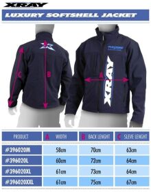 XRAY HIGH-PERFORMANCE SOFTSHELL JACKET (L) / XRA396020L