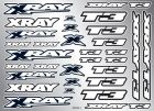 XRAY Karosserieaufkleber T3 Weiss / XRA397325