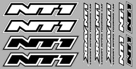 XRAY Karosserieaufkleber NT1 Weiss, vorgeschnitten /...