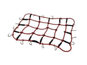 H-SPEED Deko 1/10 Gepäcknetz 200x130mm rot / HSPY026