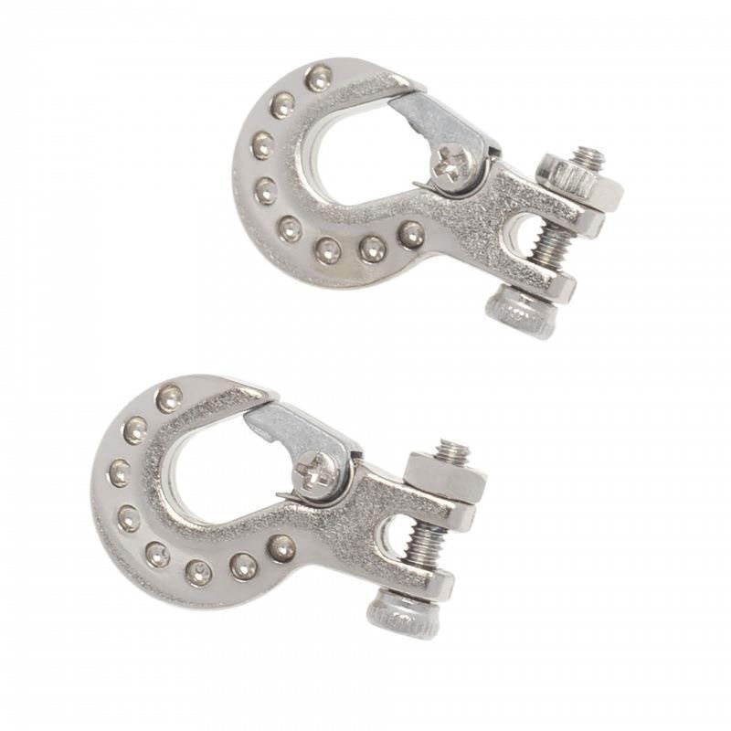 H-SPEED Deko 1/10 Anhängerhaken Metall silber / HSPY036