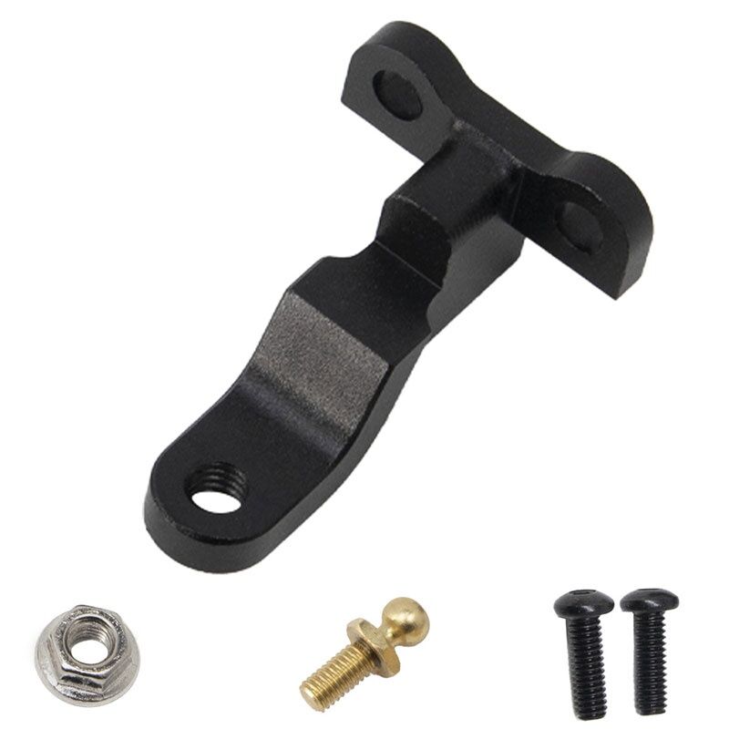 H-SPEED Deko 1/18 Anhängekupplung Alu schwarz TRX4M / HSPY039