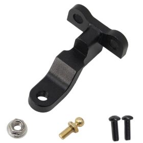 H-SPEED Deko 1/18 Anhängekupplung Alu schwarz TRX4M...