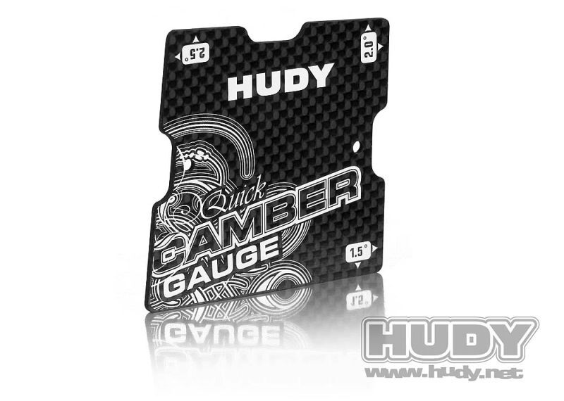 HUDY GRAPHITE QUICK CAMBER GAUGE 1.5°, 2°, 2.5° / HUD107750