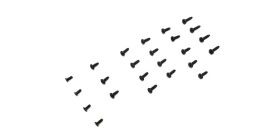 Kyosho Schraubensatz Kyosho Mini-Z MR04 / K.MZ712