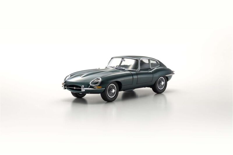 Kyosho 1:18 Jaguar Type-E 3.8L Coupe MK1 1961 Dark Green / KS08954DG