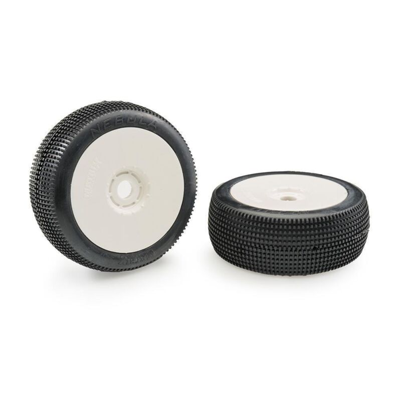 Matrix Nebula Super Soft verklebt auf weissen Felgen 1:8 (2) / M.NEBSS-GL