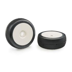 Matrix Nebula Super Soft verklebt auf weissen Felgen 1:8...